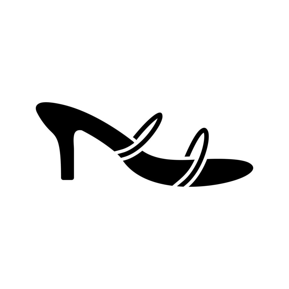 eleganta sandaler vektor ikon