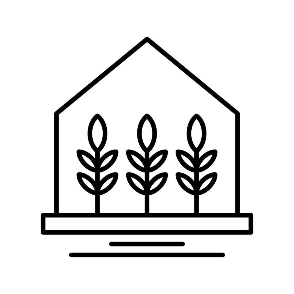 Bauernhaus-Vektor-Symbol vektor