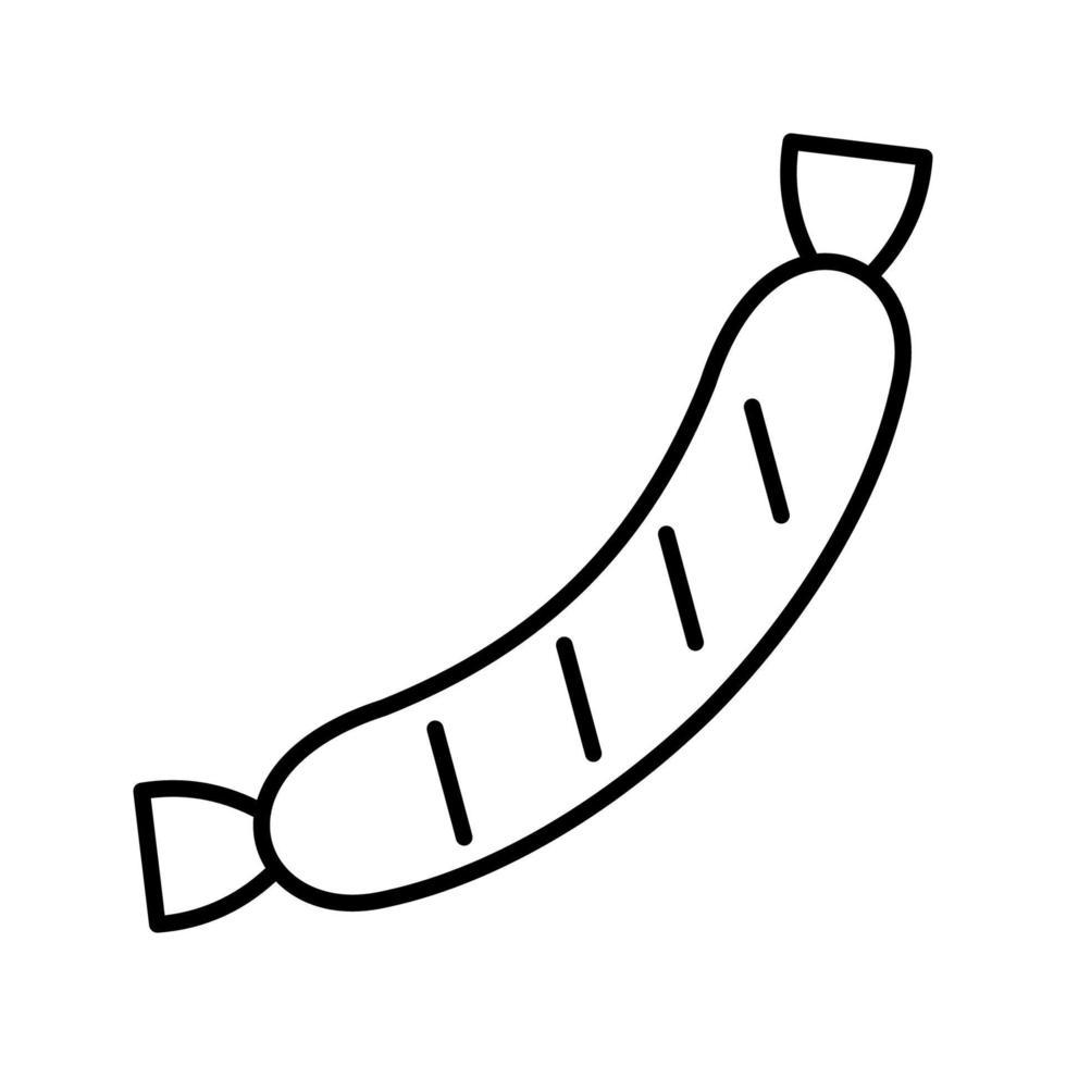 Wurst-Vektor-Symbol vektor