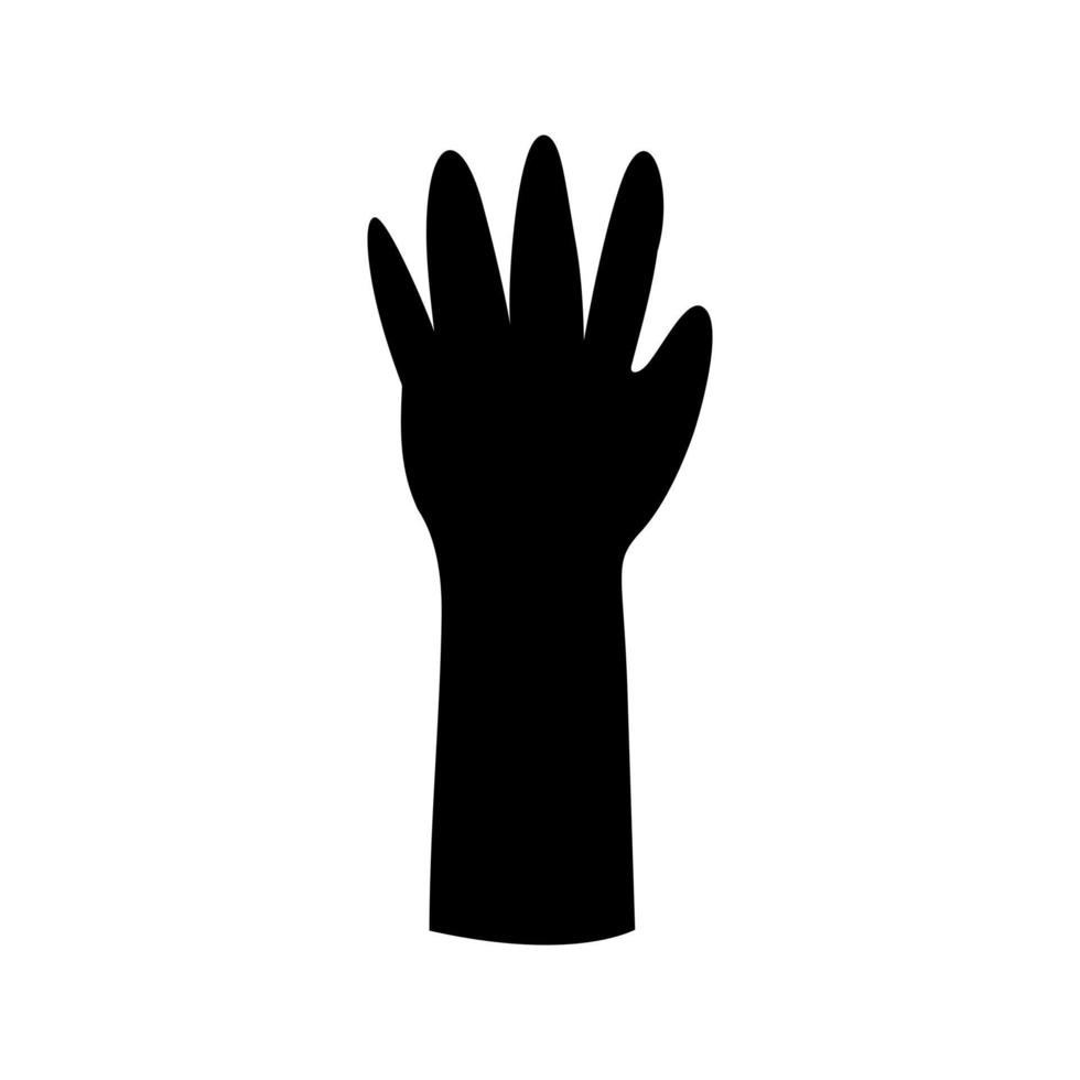 Einzigartiges Vektorsymbol für Handschuhe vektor