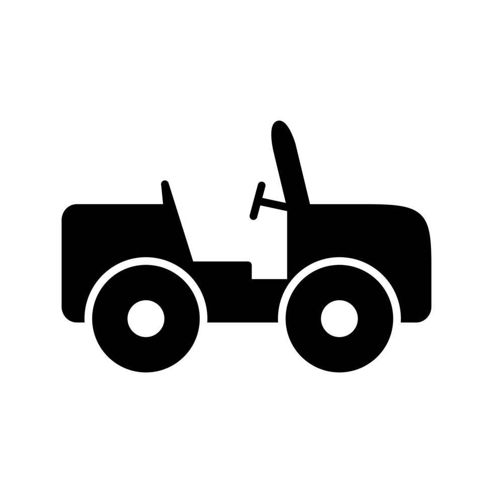 Safari-Jeep-Vektorsymbol vektor