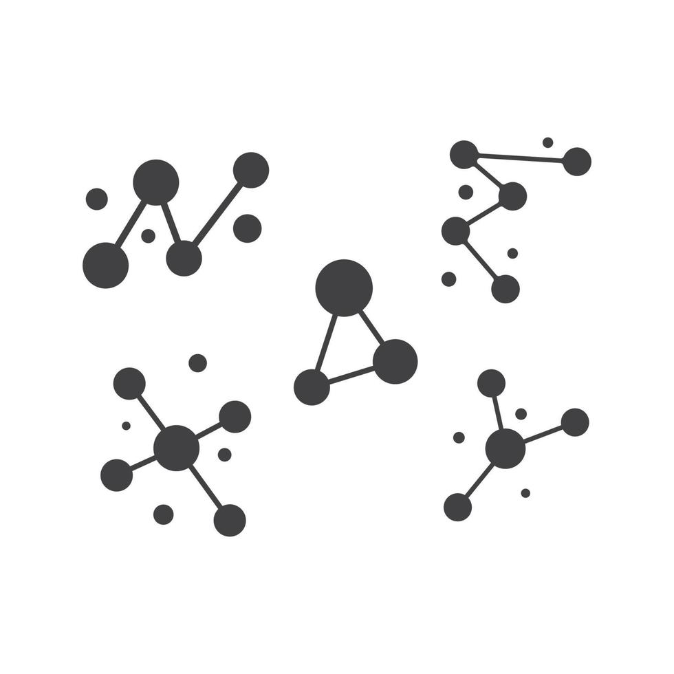 Symbolvektor für Moleküle vektor