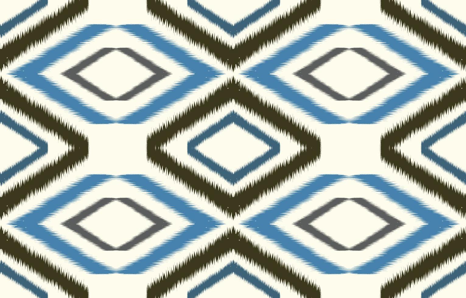 abstraktes ethnisches geometrisches ikat-muster. orientalische afroamerikanische mexikanische aztekische Motivtextilien und böhmische Mustervektorelemente. entworfen für hintergrund, tapeten, druck .vektor-ikat-muster. vektor