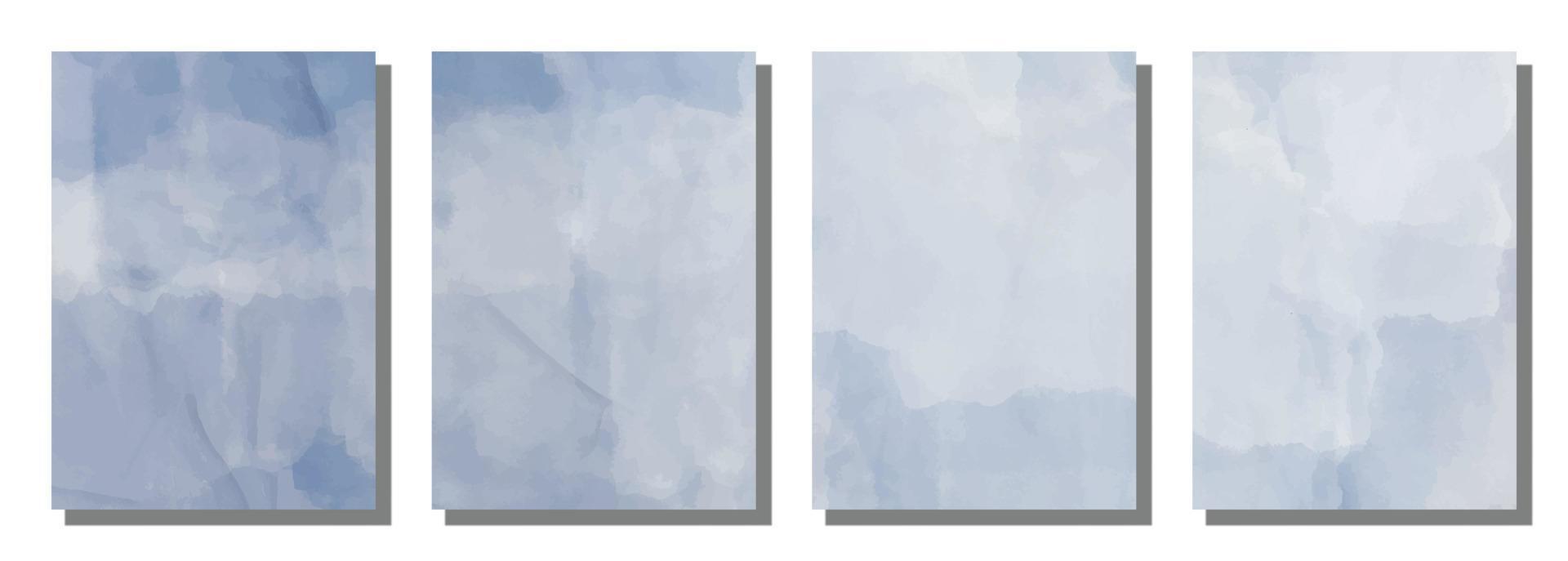 abstrakt vatten Färg borsta bakgrund. uppsättning bakgrund. vektor