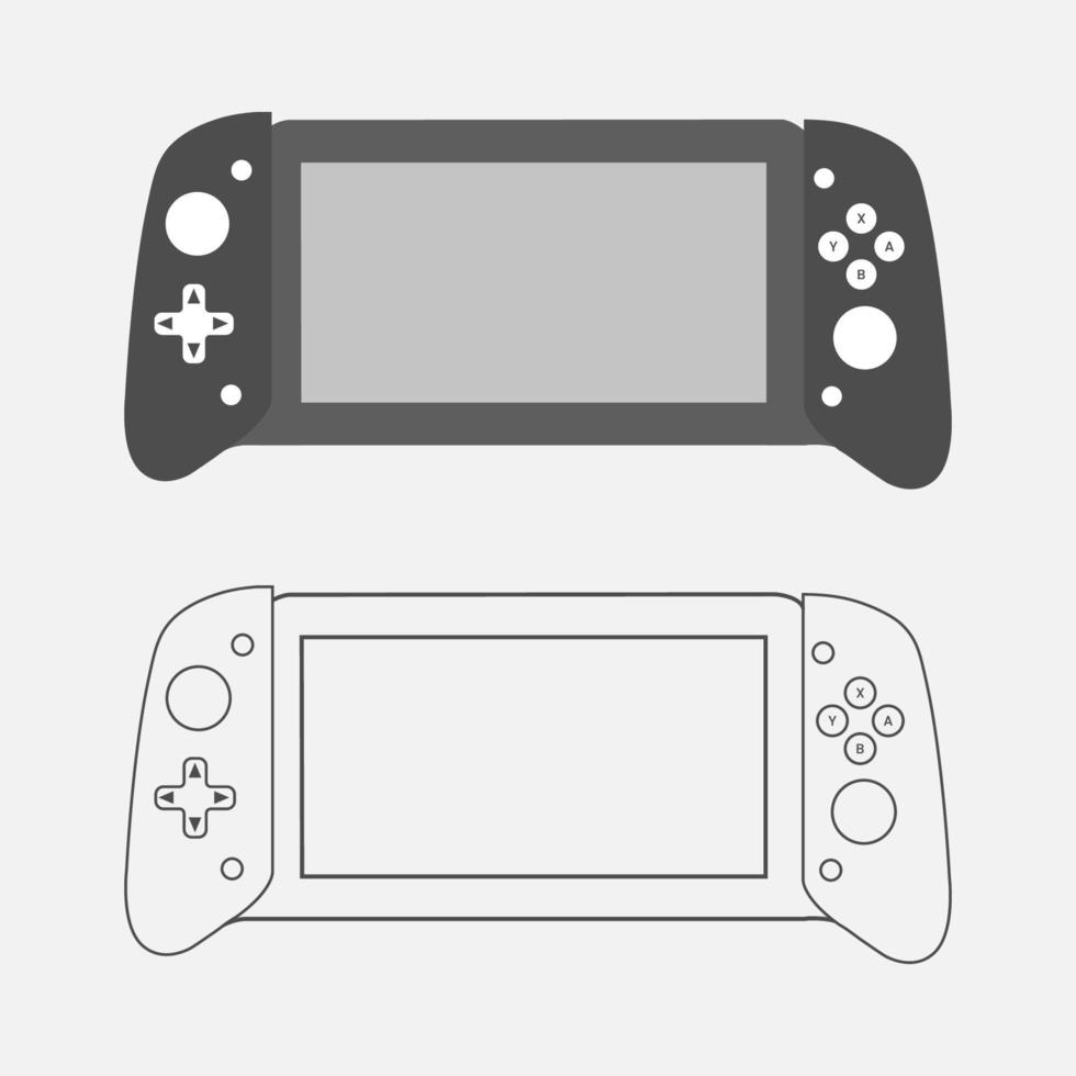 Nintendo växla trösta vektor illustration vektor växla