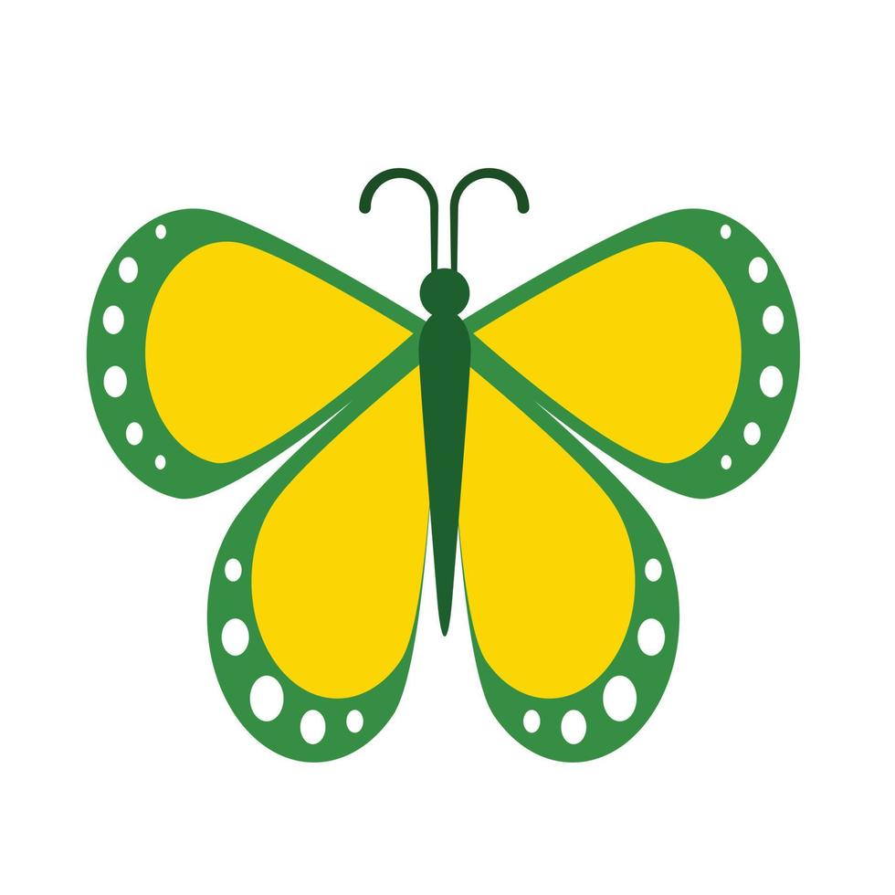 Schmetterling Tier Vektor Illustration Symbolbild