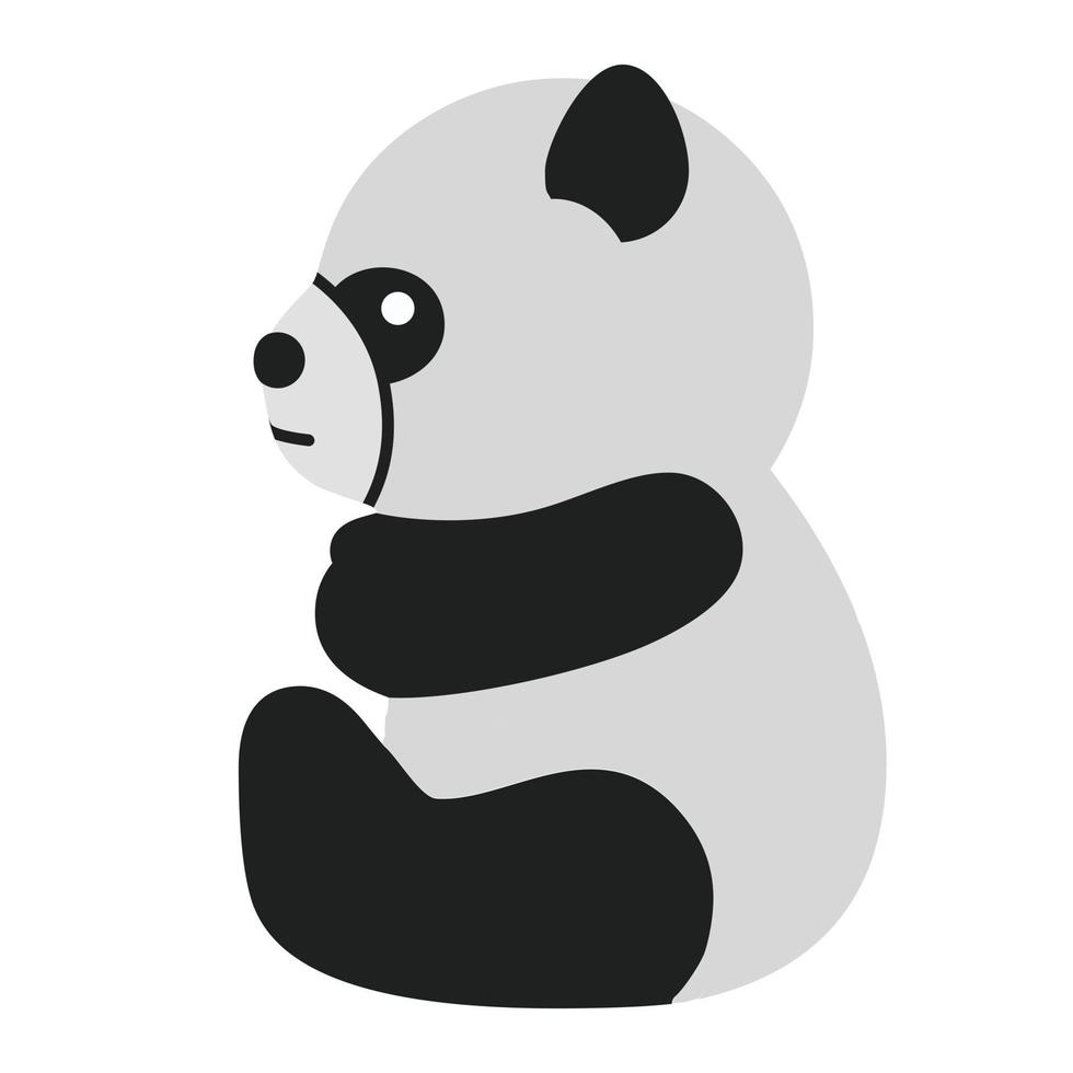 Panda-Tier-Vektor-Illustration-Symbol vektor