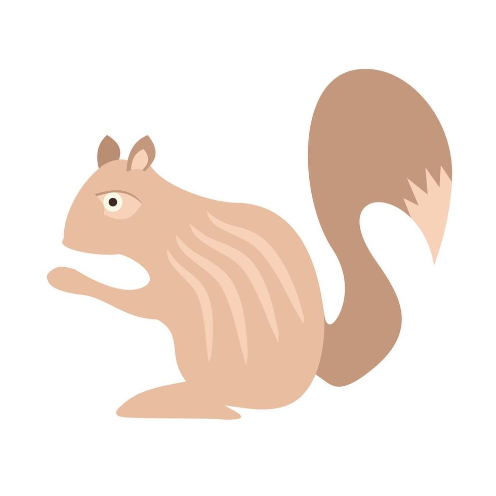 Eichhörnchen Tier Vektor Illustration Symbolbild