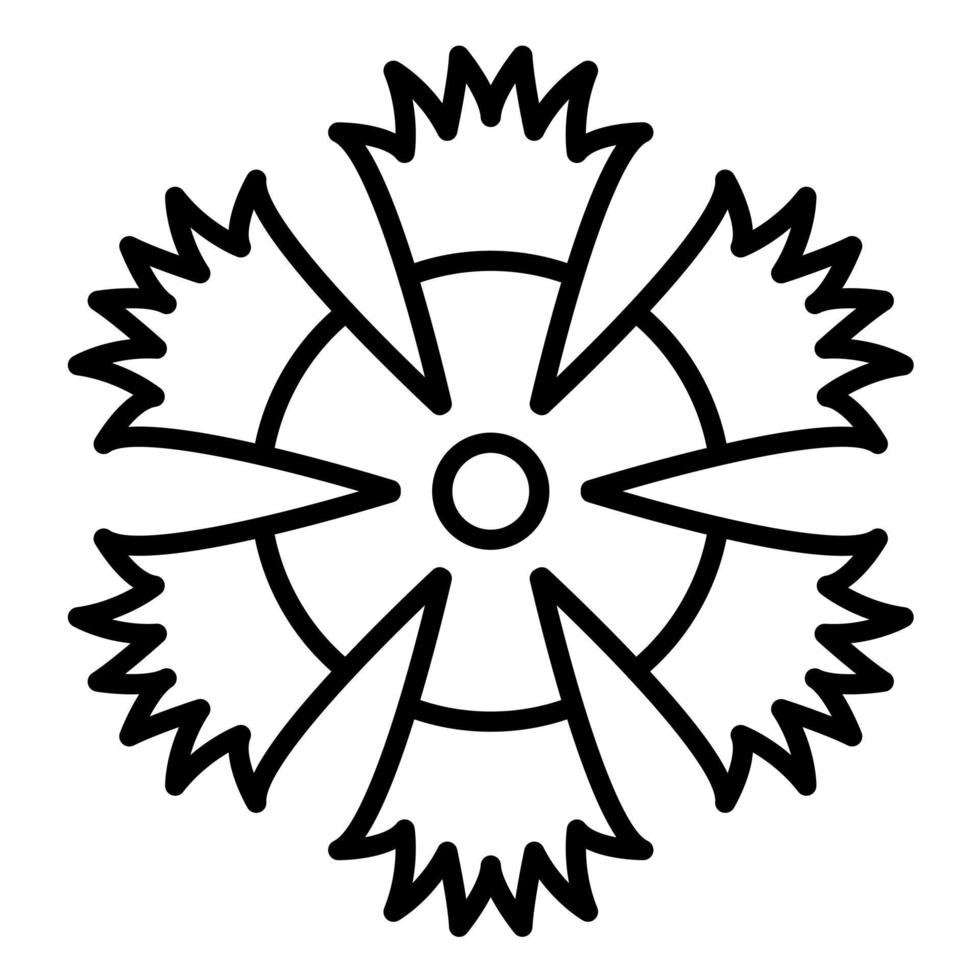 Dianthus-Liniensymbol vektor