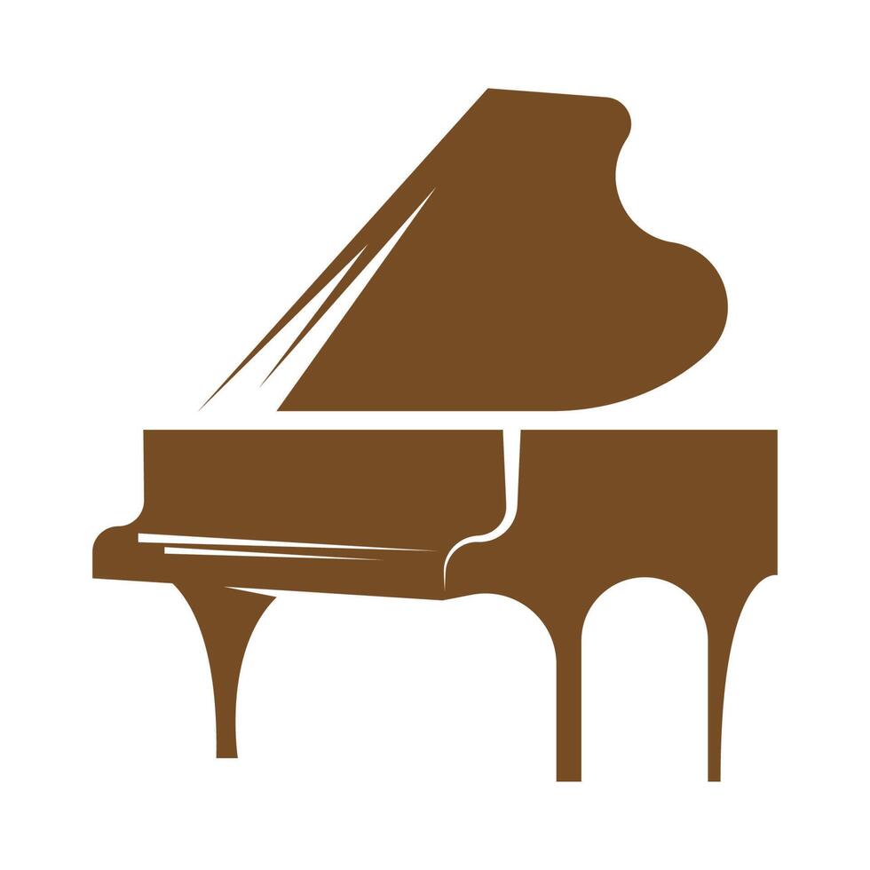 Piano-Logo-Icon-Design vektor