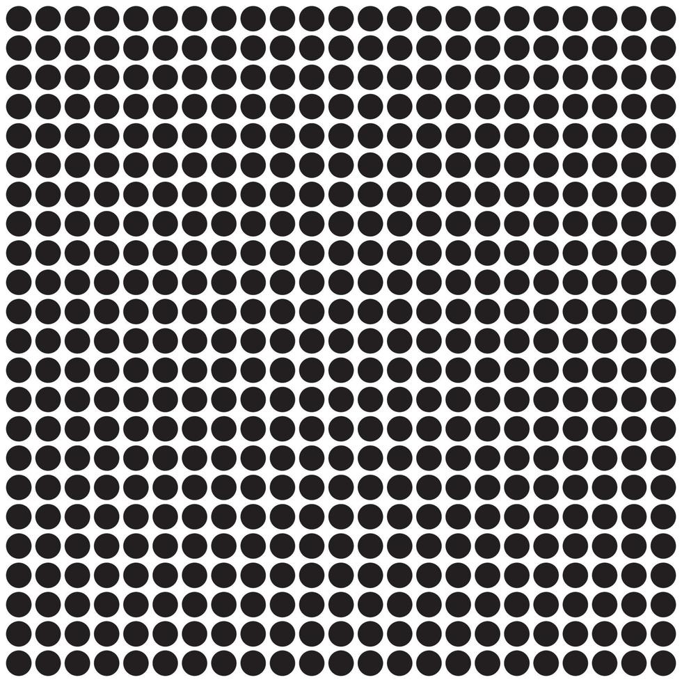 geometrisches Muster schwarzer Zirkumhintergrund mit Punkten. Tupfenmuster Hintergrund vektor