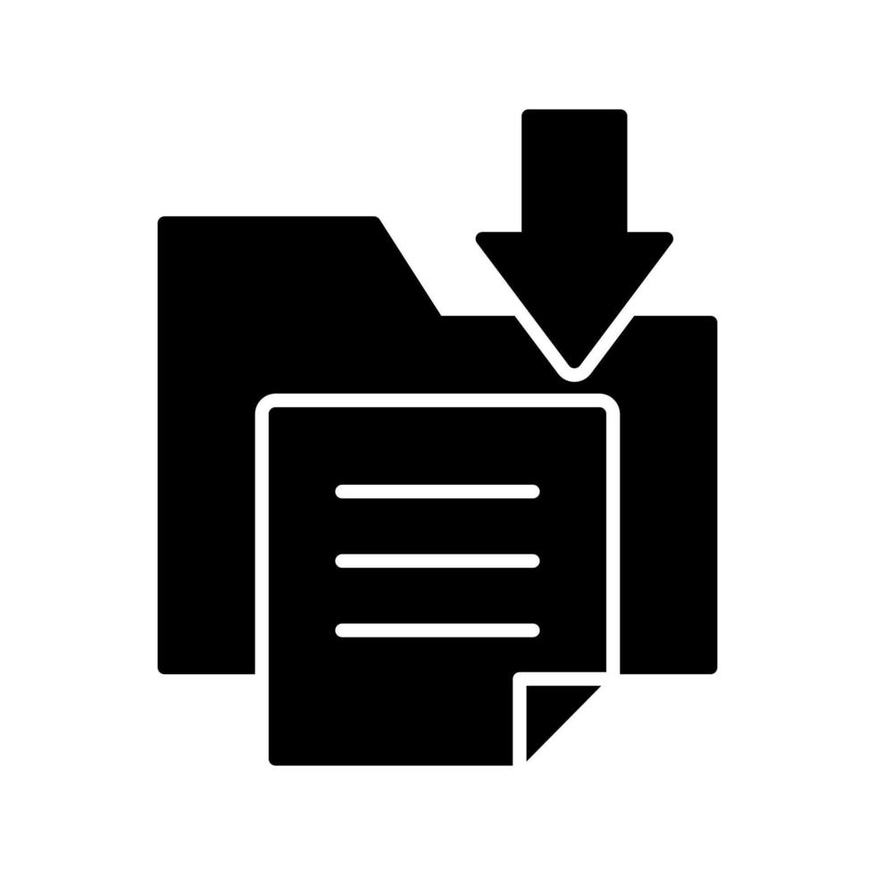 Vektorsymbol für die Dateispeicherung vektor