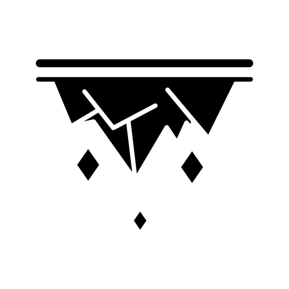 Eiszapfen-Vektor-Symbol vektor