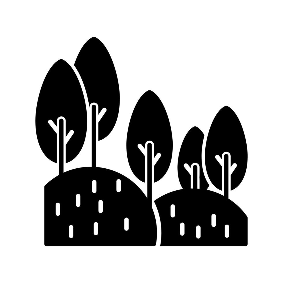 Wald-Vektor-Symbol vektor