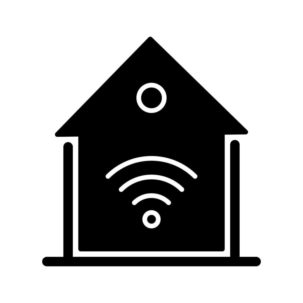 Smart-Home-Vektorsymbol vektor