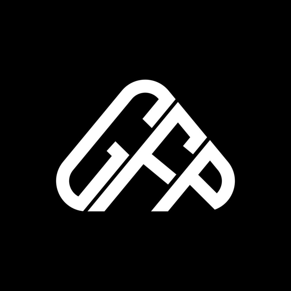 gfp brev logotyp kreativ design med vektor grafisk, gfp enkel och modern logotyp.