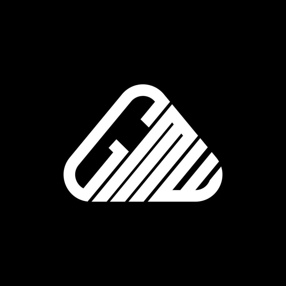 gmw brev logotyp kreativ design med vektor grafisk, gmw enkel och modern logotyp.