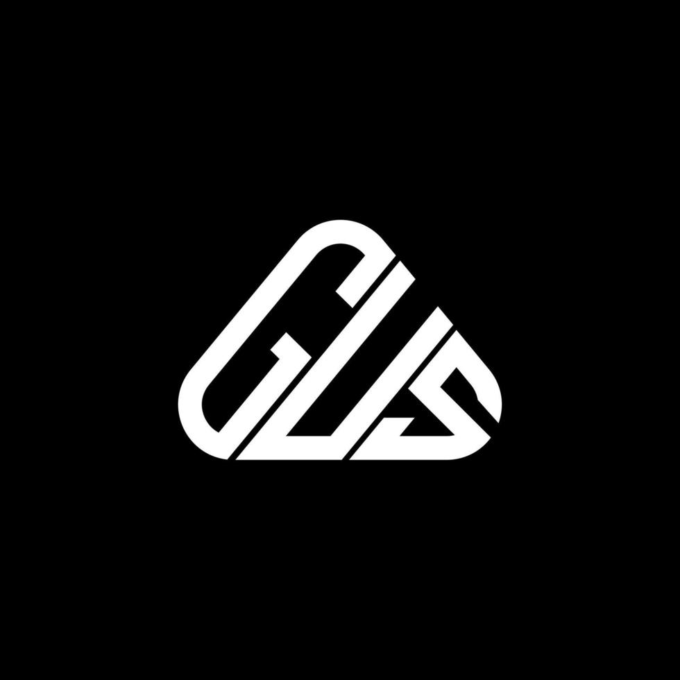 gus brev logotyp kreativ design med vektor grafisk, gus enkel och modern logotyp.
