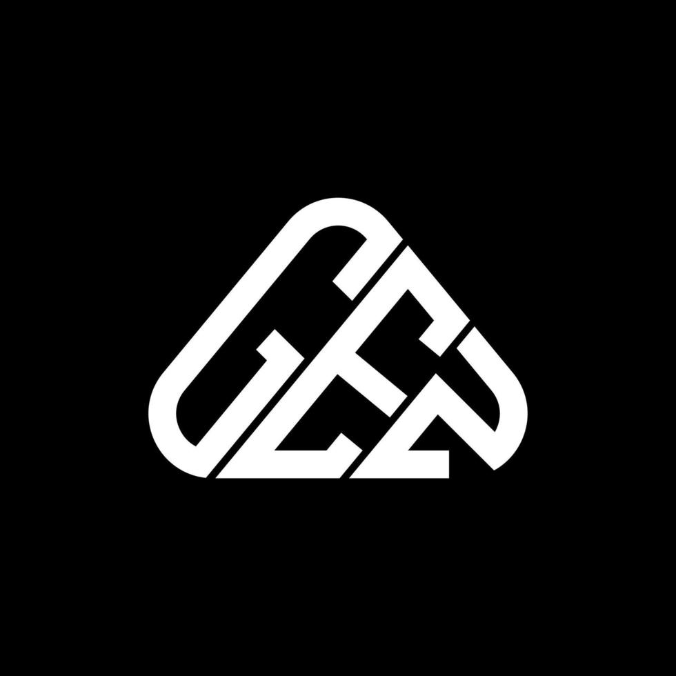 gez letter logo kreatives design mit vektorgrafik, gez einfaches und modernes logo. vektor