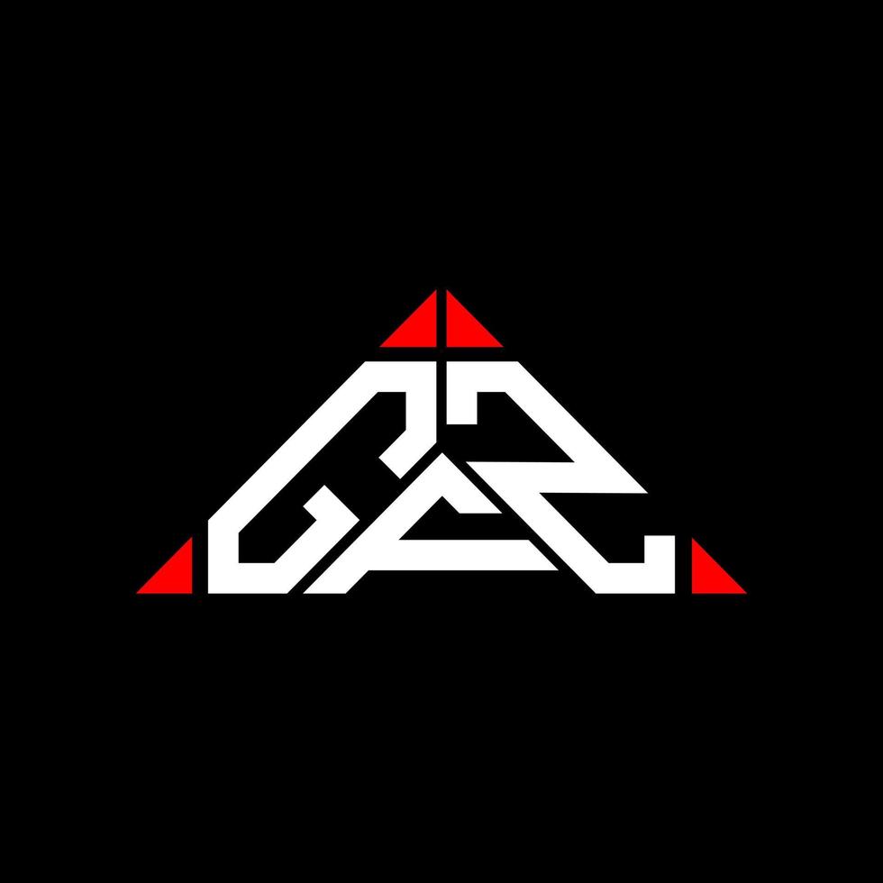 gfz brev logotyp kreativ design med vektor grafisk, gfz enkel och modern logotyp.