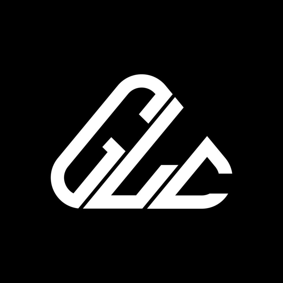 GLC Letter Logo kreatives Design mit Vektorgrafik, GLC einfaches und modernes Logo. vektor
