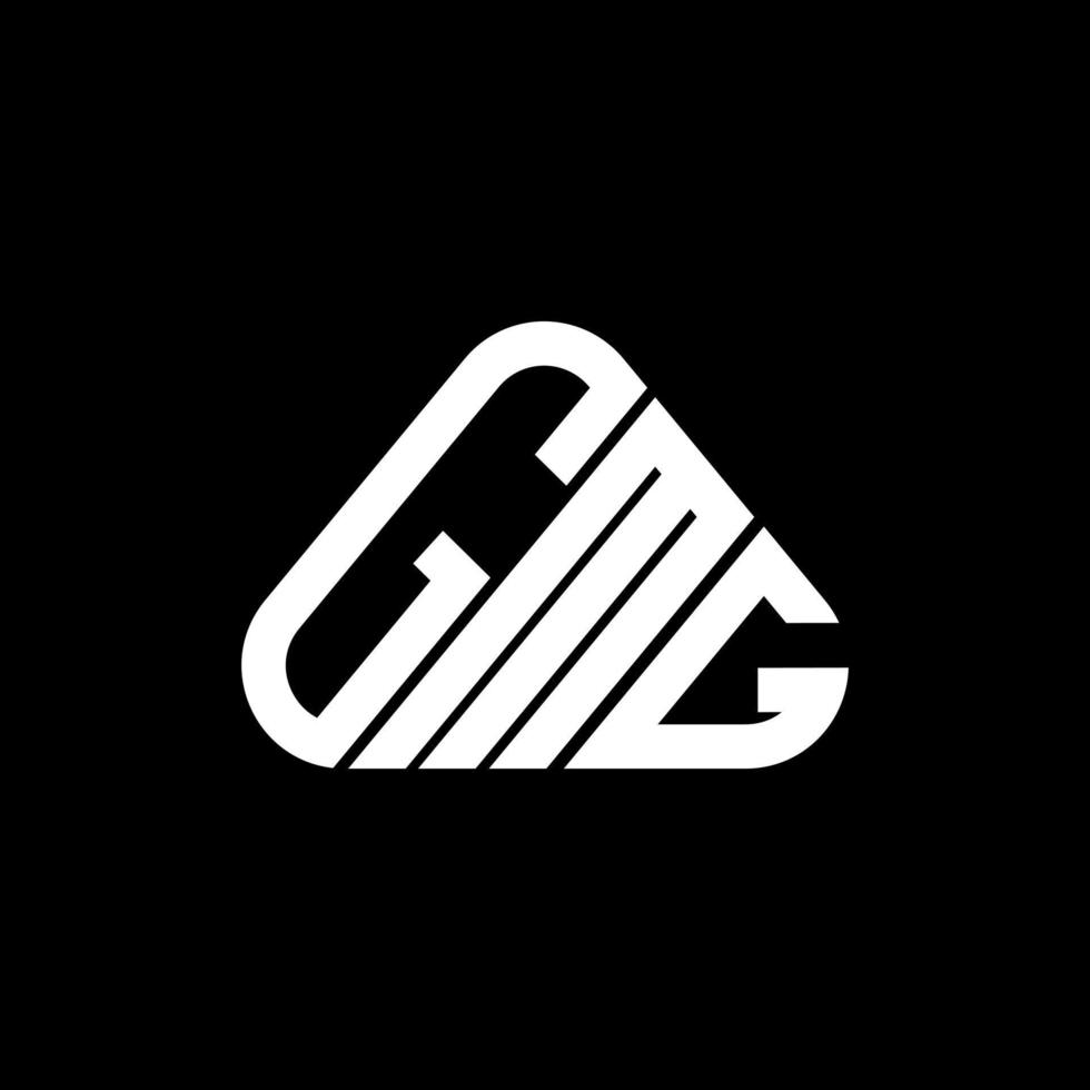 GMG-Brief-Logo kreatives Design mit Vektorgrafik, GMG-einfaches und modernes Logo. vektor