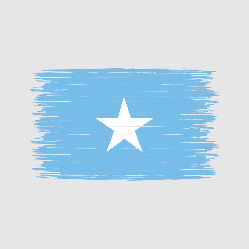 somalia flagge bürste vektor