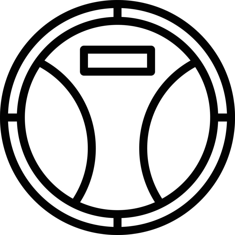 Lenkradlinie gefülltes Symbol vektor