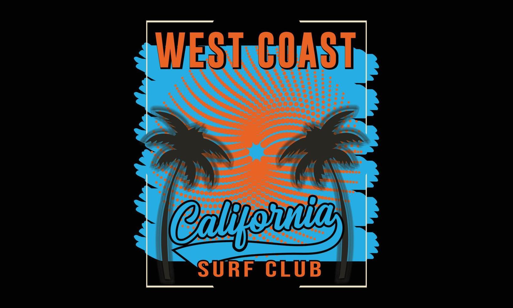 kalifornien surfing t-shirt design.california berg surfing typografi t-shirt kreativ ungar, och typografi tema vektor illustration.