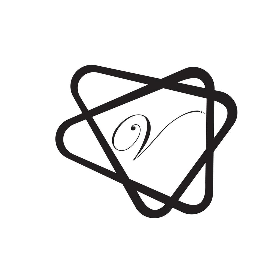 Buchstabe V Business Corporate abstrakte Einheit Vektor-Logo-Design-Vorlage vektor