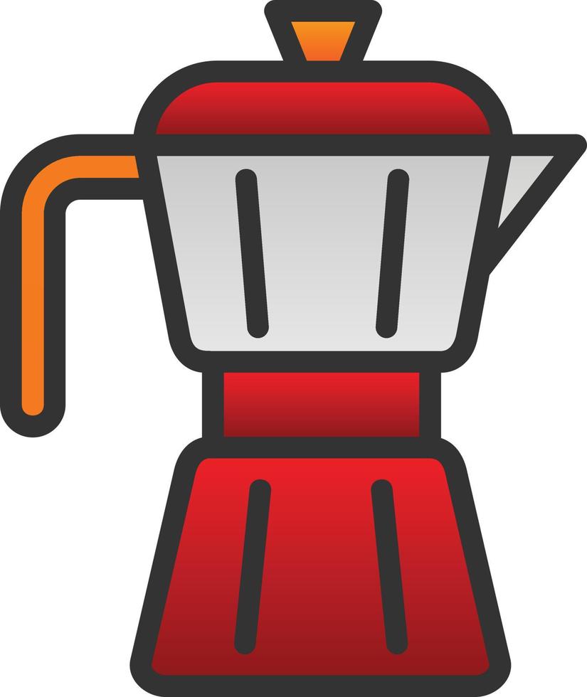 kaffe pott vektor ikon design