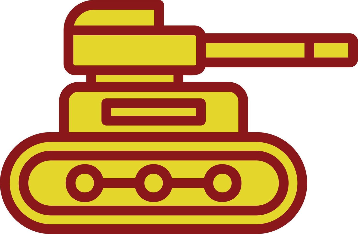 Tank-Vektor-Symbol vektor