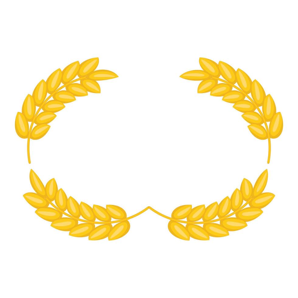 Ohren-Rahmen-Symbol, Cartoon-Stil vektor