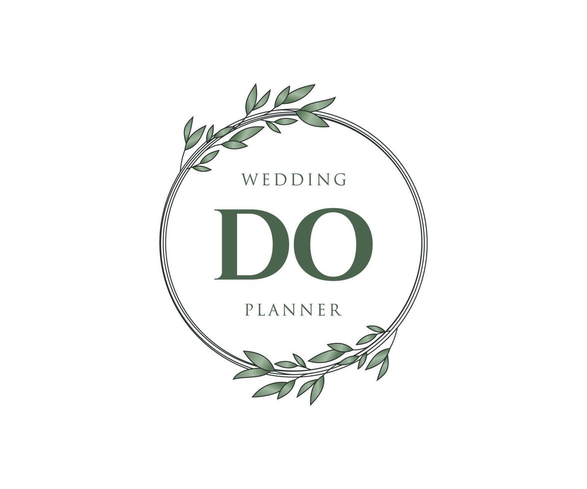 tun initialen brief hochzeit monogramm logos sammlung, handgezeichnete moderne minimalistische und florale vorlagen für einladungskarten, speichern sie das datum, elegante identität für restaurant, boutique, café im vektor