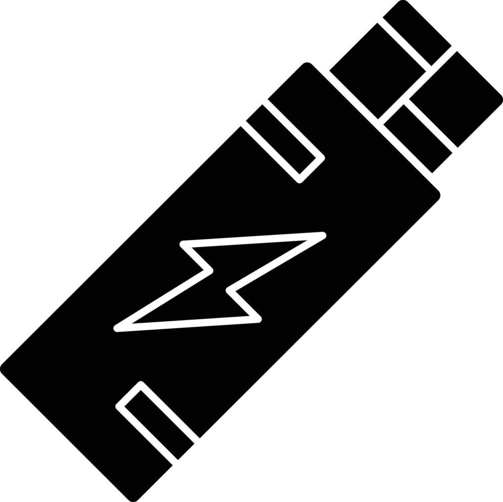 USB-Glyphen-Symbol vektor