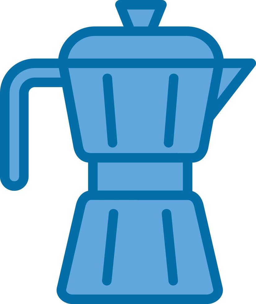 Kaffeekanne-Vektor-Icon-Design vektor