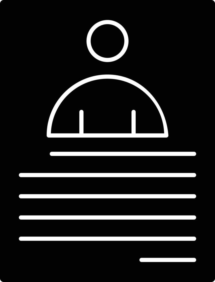 Symbol "Glyphe fortsetzen" vektor