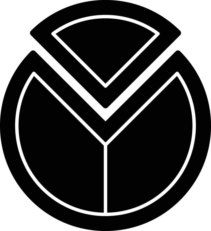 Verhältnis-Glyphe-Symbol vektor