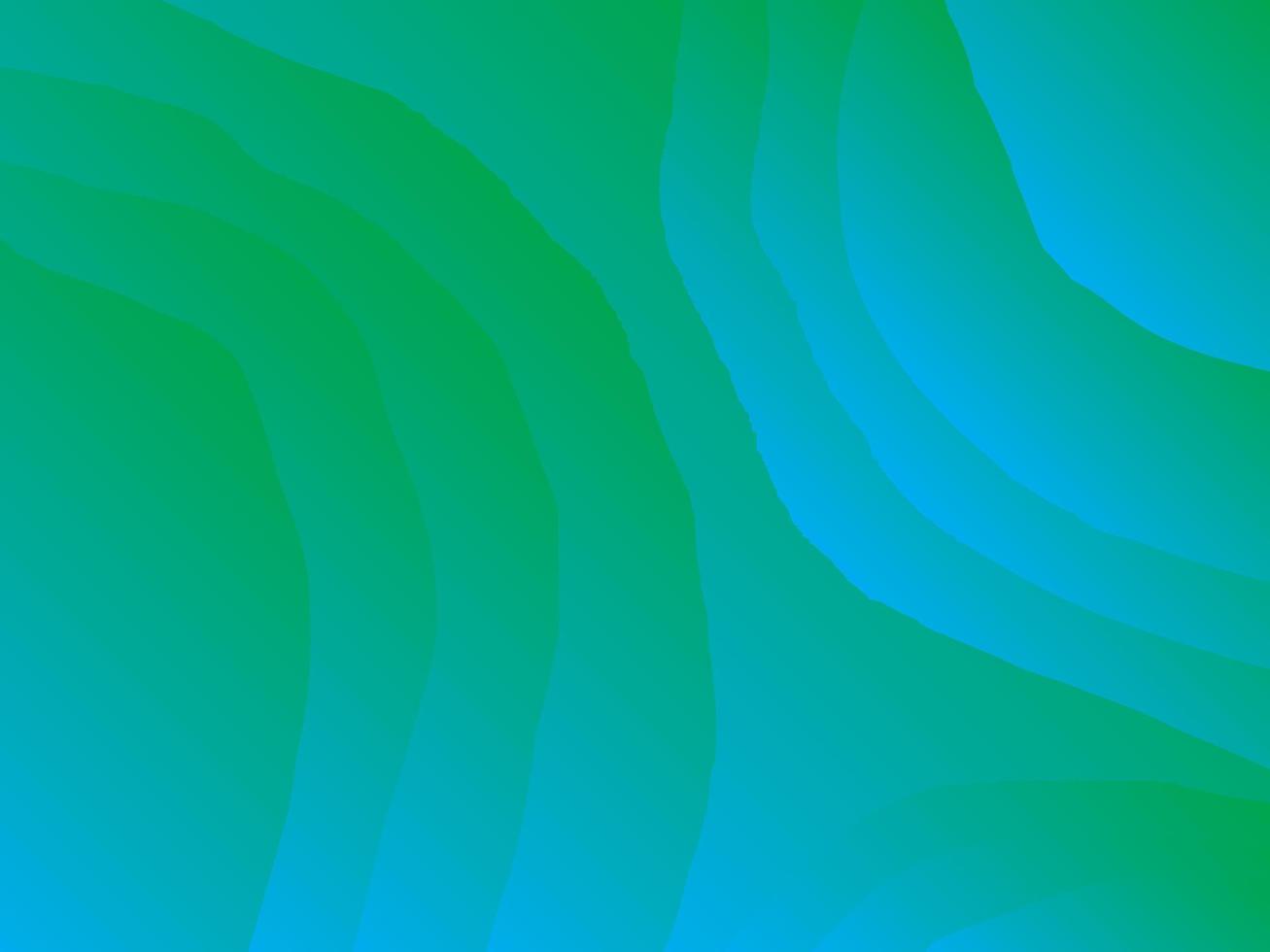 blaue und grüne abstrakte Gradientenvektor-Hintergrundillustrationen für Tapeten, Druck, Dekoration und vieles mehr vektor