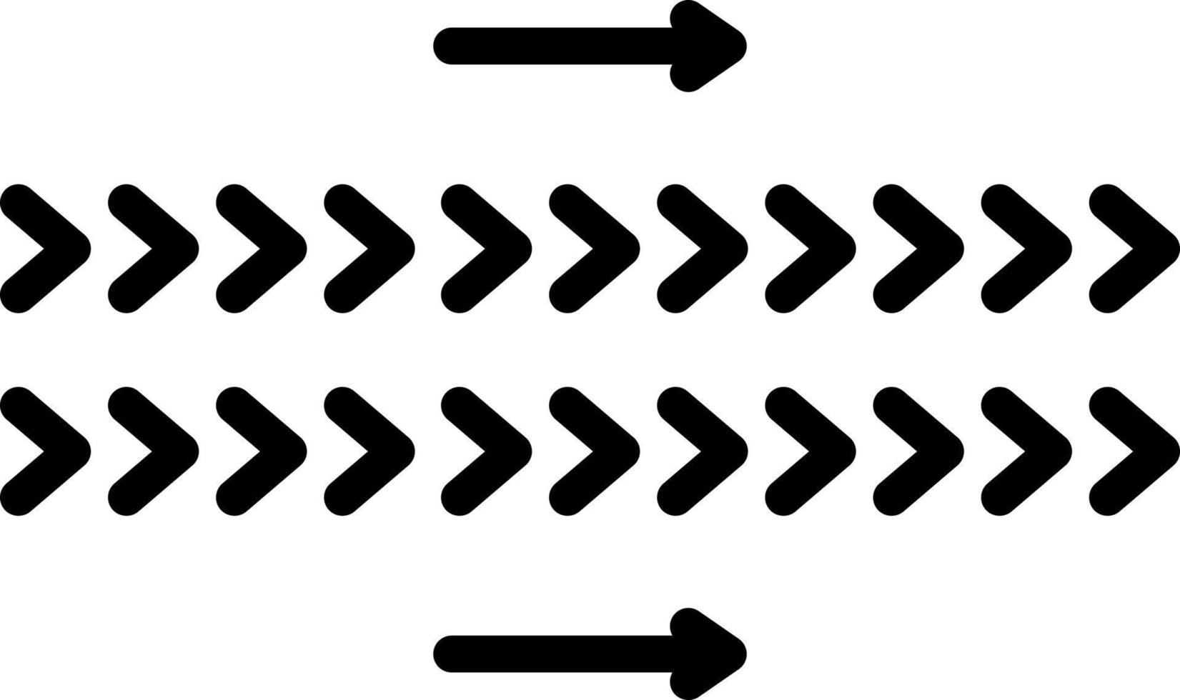 Zeilensymbol für Zeile vektor