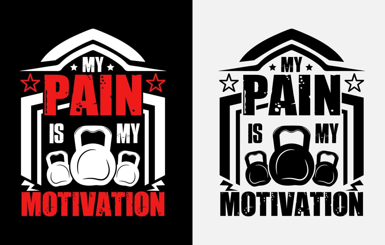 Fitnessstudio-T-Shirt-Design, motivierendes Zitat für Fitnessstudio, inspirierendes T-Shirt-Design für Training, Fitness-T-Shirt-Design vektor