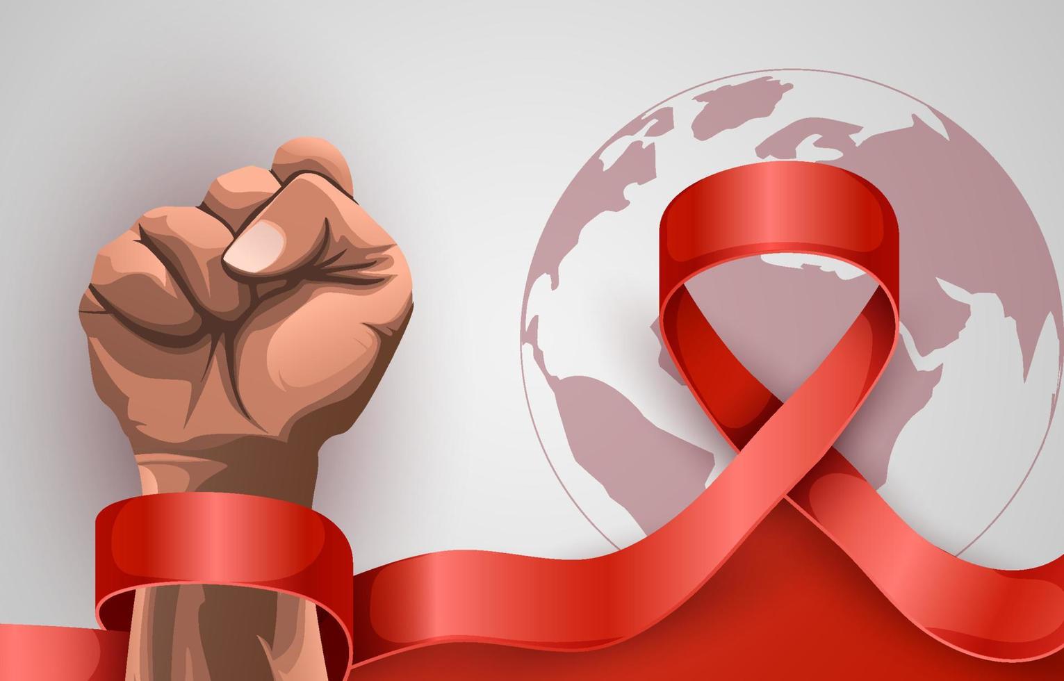 World Aids Day bakgrund vektor