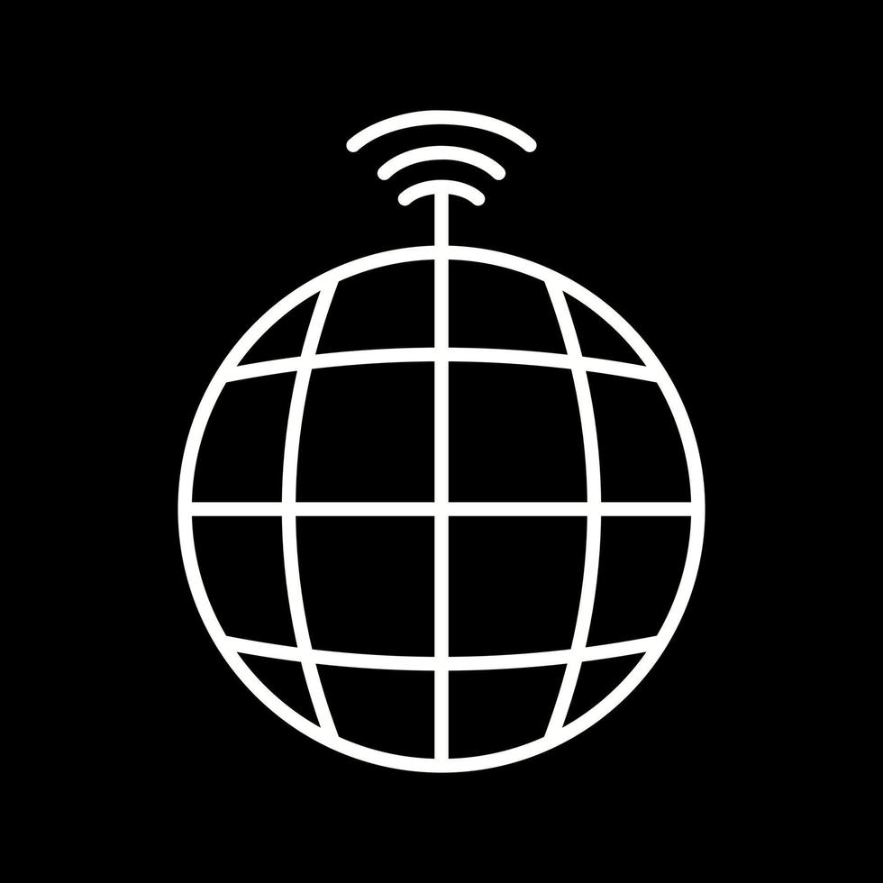 Vektorsymbol für globale Signale vektor