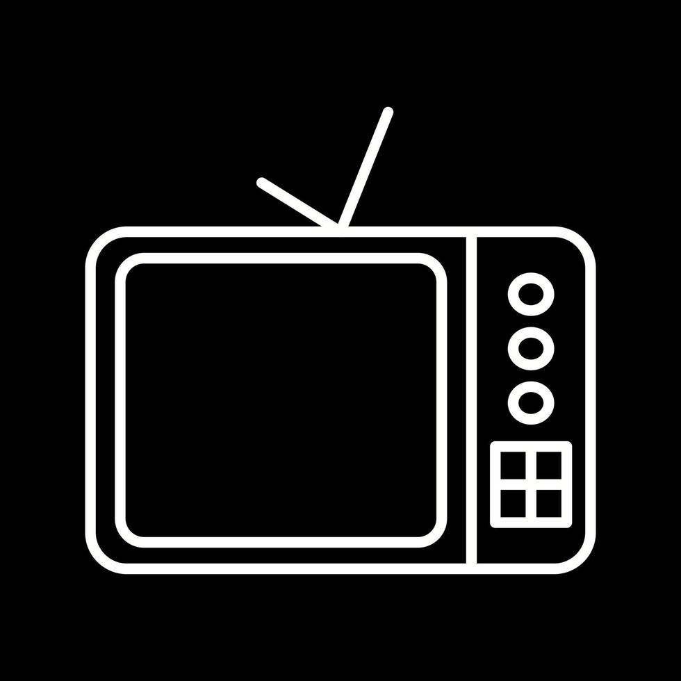 TV uppsättning vektor ikon