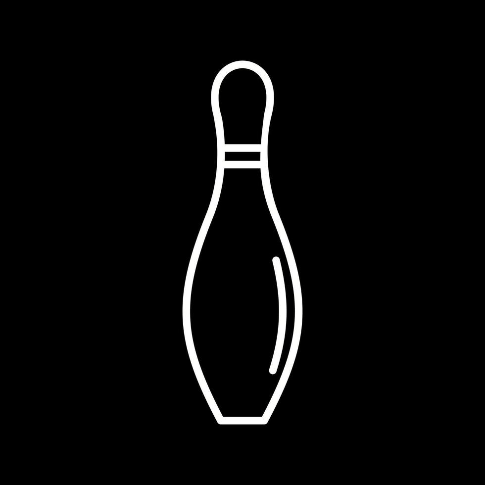 Bowling-Pin-Vektor-Symbol vektor