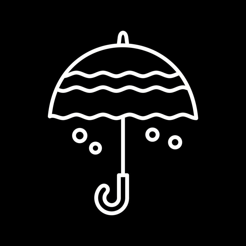 Regenschirm-Vektor-Symbol vektor