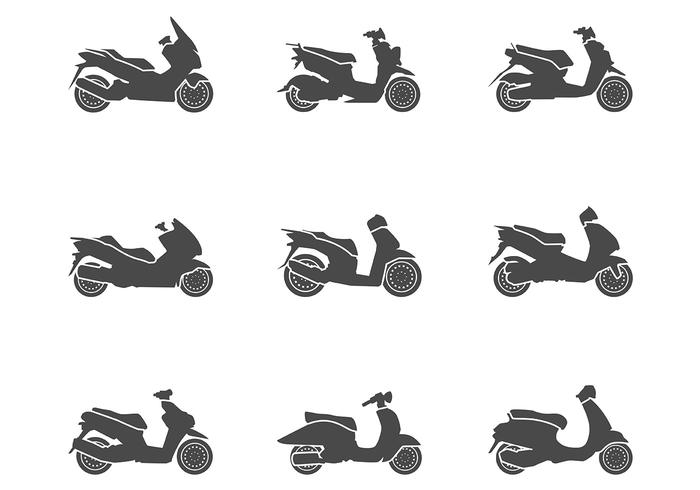 Scooter Icon Vektor