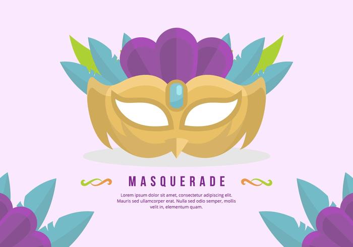 Masquerade Ball bakgrund vektor