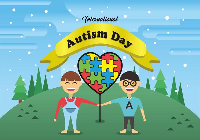 International Autism Day Vector Art