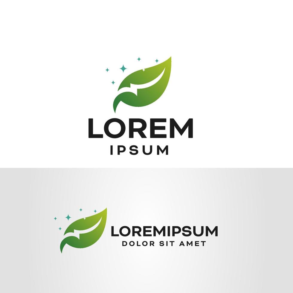 Logo-Design-Vorlage mit weißem Hintergrund vektor